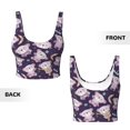 thumbnail image 6 of Sports Bra For Women, Cute Purple Koala Sports Bras For Women High Support, Workout Tank Tops Woman With Removable Cups, 6 of 8