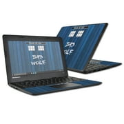MightySkins Skin Compatible With Lenovo 100s Chromebook wrap cover sticker skins Time Lord Box