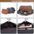 thumbnail image 4 of SikaFu Men's Small Camera Bag Waterproof Waxed Canvas Messenger Bag Compact Shoulder Bags for DSLR/SLR/Mirrorless (Green), 4 of 7