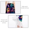 thumbnail image 2 of Game Controller Stylish Chiffon Summer Beach Dress - Women's Fashionable Polyester Strap Sun Dress, 2 of 6