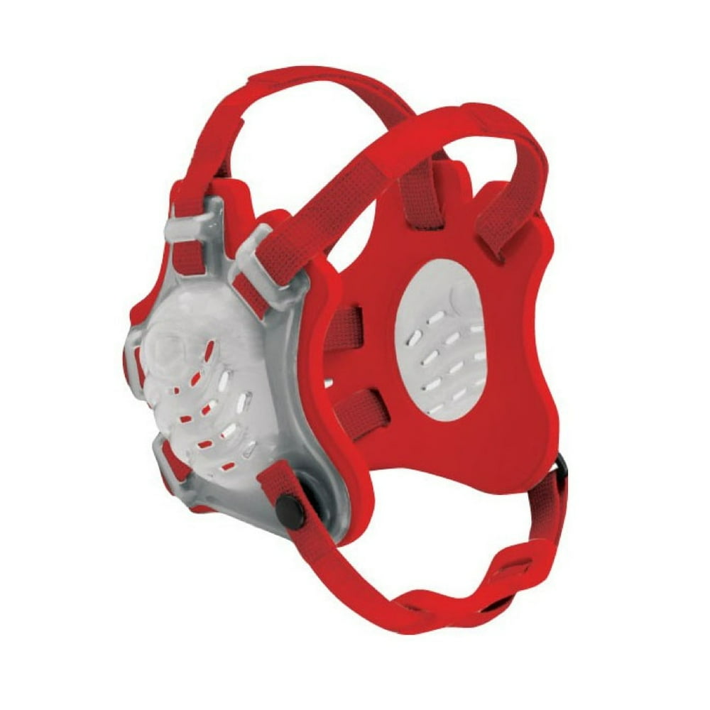 Cliff Keen F5 Tornado Wrestling Headgear Translucent/Scarlet/Scarlet