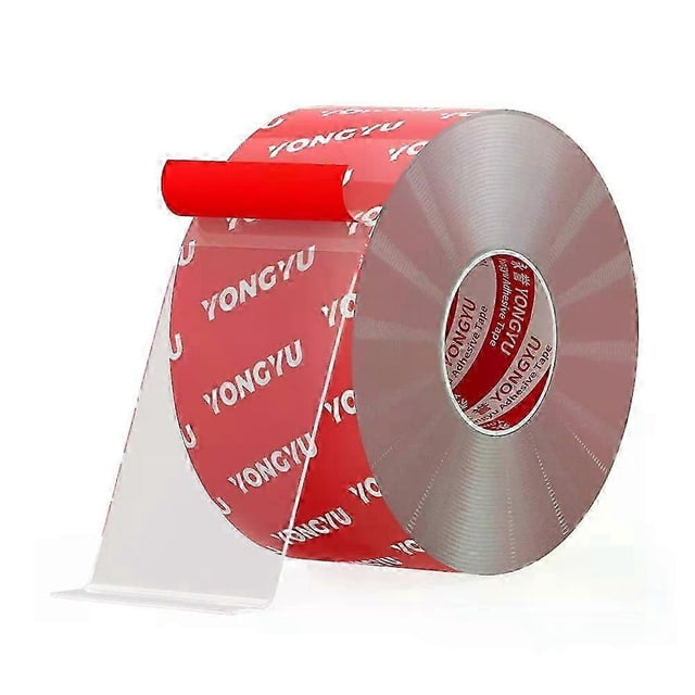 Cinta adhesiva de doble cara nano resistente, reutilizable y con fuerte adhesivo para uso en el hogar, la oficina, el automóvil y exteriores sobre vidrio, madera, metal, plástico y más.