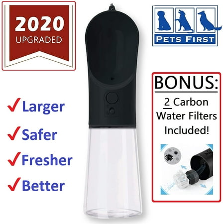UPC: 0803257071478 | Portable PET WATER BOTTLE Travel DOG WATER BOTTLE on-the-go CAT WATER BOTTLE. Walking  outings  trips  hiking  indoor  outdoor. Best Leak-Proof Water fountain for small cats  dogs Antib acterial Safe