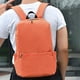 thumbnail image 5 of Mochila pequeña de color sólido para hombres y mujeres | Mochila casual grande de nailon | Bolsa de viaje con compartimento para tablet | Ligera | 15.35x9.84x5.51 pulgadas | Amarillo, naranja, verde, 5 of 9