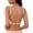 Skin, variant on Low Back Bras for Women Backless - Halter Bra Padded Low Cut Seamless Wave Bras Scalloped V Neck Criss-Cross Multiway Bralette