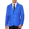 thumbnail image 1 of CHAQUETA DE TRAJE CLÁSICA INSPIRE CHIC para Hombre, Sastre de Un Solo Botón, Oficina, Trabajo, Formal, Abrigo Deportivo, Azul M, 1 of 6