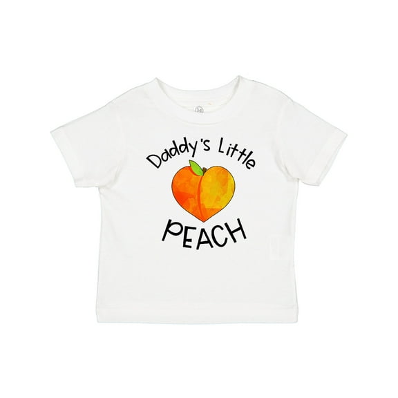 Inktastic Daddy's Little Peach Cute Peach Heart Boys or Girls Baby T-Shirt