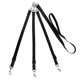 thumbnail image 1 of 3 Way Dog Leash, Nylon Adjustable Coupler No Detachable 3 in 1 Multiple Dog Pet Cat Puppy Leashes (Black), 1 of 5