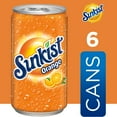 thumbnail image 3 of Sunkist Orange Soda Pop, 7.5 fl oz, 6 Pack Cans, 3 of 13