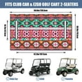 thumbnail image 3 of Premium Golf Cart Seat Cover 51" x 31", Breathable Microfiber Towel Blanket for Most Cart Front Bench Seats, 3 of 8