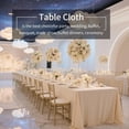 12 Pack Ivory Rectangle Tablecloth 60 X 102 Inch For 6 Foot Tables 12-pack-ivory-rectangle-tablecloth-60-x-102-inch-for-6-foot-tables