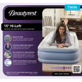 thumbnail image 2 of Beautyrest Matelas Gonflable Haut de Gamme Lit d'Air Surélevé avec Pompe Externe, Simple, 2 of 5