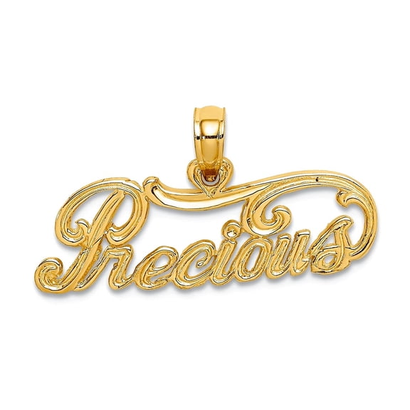 25mm 14k Gold Precious Pendant Necklace Pendant for Women