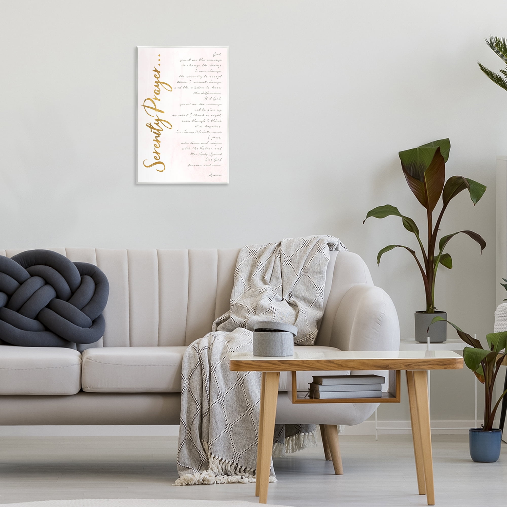 Stupell Industries Serenity Prayer Scripture Wall Plaque Art, design by Anna Quach