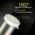 thumbnail image 3 of Ruiandsion Candles Light Bulbs LED P13.5S 4.5V Warm White LED Flashlight Bulb,Replacement Bulb ,10 Pack, 3 of 7