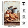 thumbnail image 2 of HELLOYOUNG   8x12 in French-Style Metal Wall Plaques & Signs  Retro Decorative Tin Poster for Coffee Shop Home Kitchen Cafe, Indoor Outdoor Wall Art Decor, Vintage Gift, 2 of 5
