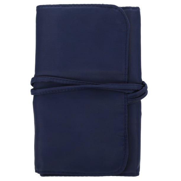 Bolsa de almacenamiento de pincel de maquillaje plegable Portátil enrollable bolsa de maquillaje para cepillo
