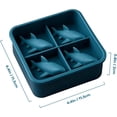 thumbnail image 7 of Shark Silicone Ice Mold | Slow-Melting Design Reusable Ice Cube Tray, ​​Easy Release Shark Shapes​​ For ​​Whiskey, Cocktails, Juice, Coffee​​ | Fun Ice Molds​​ For Cold Drinks & ​​Party Gifts, 7 of 7