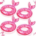thumbnail image 1 of Inflatable Mermaid Pool Float  Ring Pool Float  Swimming Tubes Mermaid Tail  Pool Inner Tubes Beach Water Mermaid Float for Pool Kids Beach Water Party, 1 of 6
