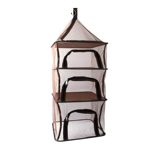 Kohagoki 4 Layers Outdoor Folding Hanging Mesh Storage Basket Fruits