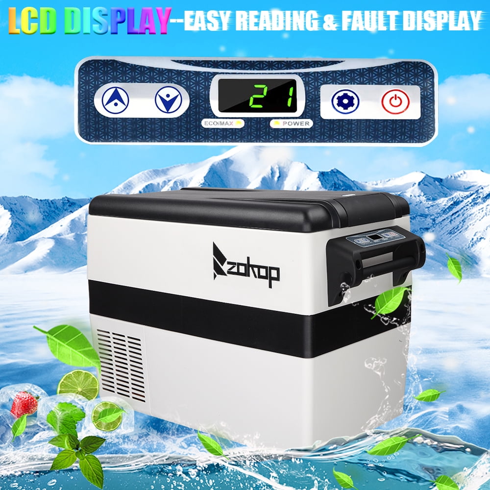 1.47 CU.FT Portable Car Refrigerator with Key Display, Mini Fridge Freezer for Driving, Travel 1.47 CU.FT Portable Car Refrigerator with Key Display, Mini Fridge Freezer for Driving, Travel