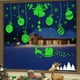 thumbnail image 1 of Pegatinas navideñas de copos de nieve para ventanas | Calcomanías navideñas de PVC que brillan en la oscuridad | Adhesión electrostática reutilizable | Película decorativa para interiores y, 1 of 6