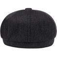 thumbnail image 5 of CoCopeaunts Newsboy Hats for Men Winter Hat Vintage Retro Octagonal Newsboy Cap Autumn Winter Artist Painter Beret Hat, 5 of 7