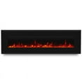 thumbnail image 4 of Bowery Hill Modern 72" Wall Mounted Electric Fireplace in Black, 4 of 20