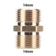 thumbnail image 1 of Conector Rociador Manguera Adaptador Acoplador Cobre, 1 of 9
