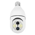 thumbnail image 1 of Cámara de vigilancia WiFi para exteriores de 2 MP, 2 bandas, giro de 360 grados, sensor de movimiento 1080P, visión nocturna a color, 110-240 V, 1 of 14