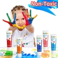 thumbnail image 4 of Finger Paint Funto, lavable para niños de 1 a 3 años, 10 colores, 80 ml, 4 of 6