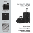 thumbnail image 3 of Set Maleta De Tela 20 In Expandible Y Neceser Impermeable, 3 of 8