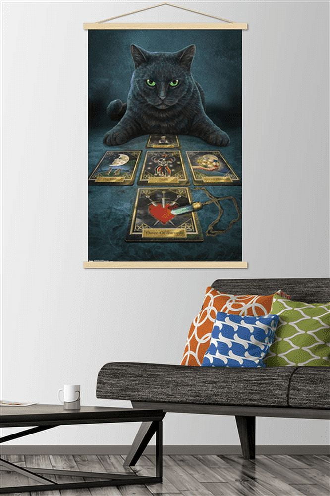 Lisa Parker - The Medium Wall Poster with Wooden Magnetic Frame, 22.375" x 34"
