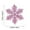 pink-6B Home Decor, variant on karymi 12pcs Christmas Decorations 10CM Snowflake Plastic Snowflake Christmas Tree Decoration Hollow Snowflake Pendant Christmas Decorations Indoor Weekly Deal Weekly Deal up to 70% off
