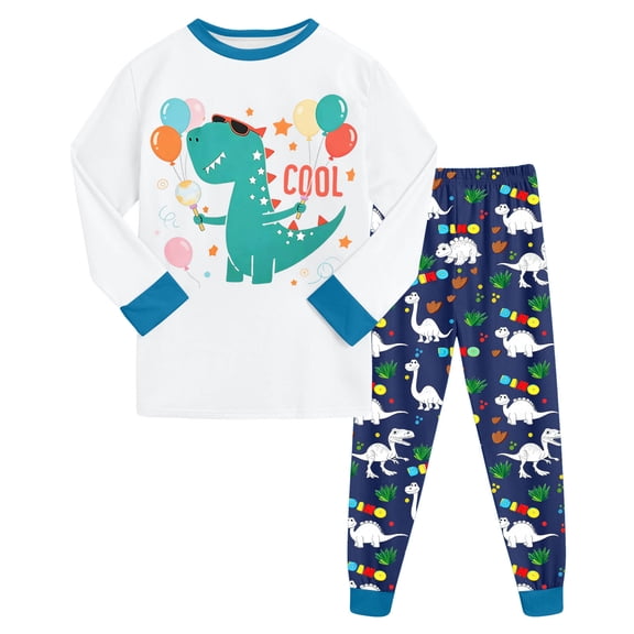 Hessimy Toddler Boys Girls Spring Summer 2Pcs Long Sleeve Pullover Tops Soft Casual Pants Sweatsuit Set, Pullover Casual Set(White,4-5 Years)