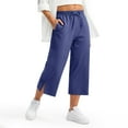 thumbnail image 2 of Bogo Cargo Pants Women Petite Short Women'S Casual Linen Pants Pants For Women Work Casual Tall Wide Leg Sweatpants Women Tall Set, 2 of 6
