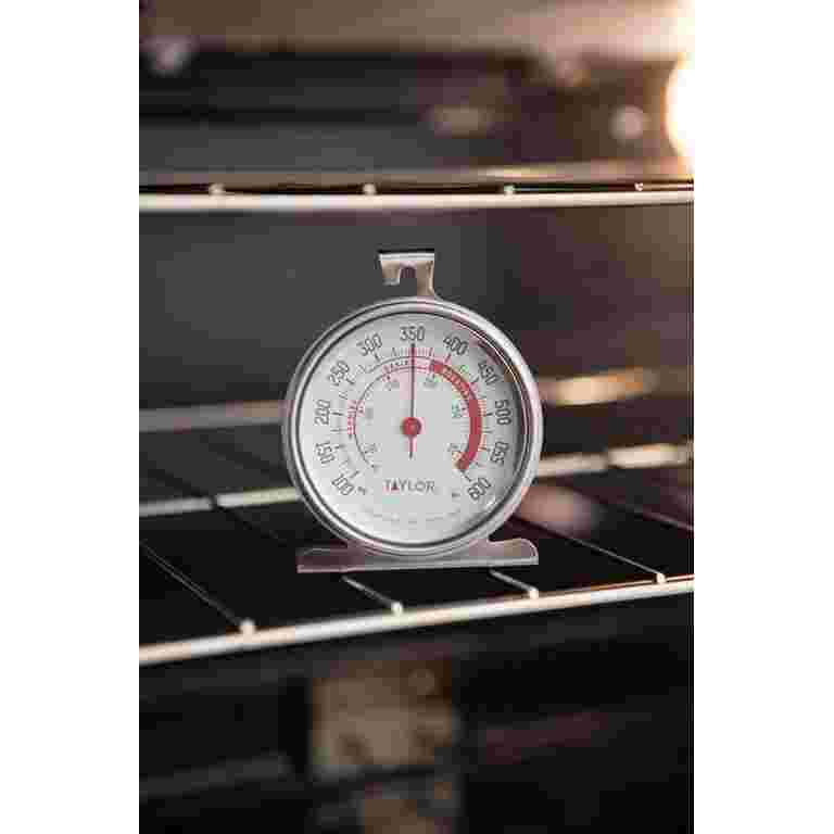 Taylor Classic Series Backofenthermometer – Mit Großem Zifferblatt (8,3 Cm), Edelstahl, 100–315°C