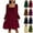 Wine, variant on Women Casual Pleated Velvet Dress Party Loose Neck Long Sleeve Flowly Evening Dresses Comfy Lightweight Fall Winter Pullover Outfits