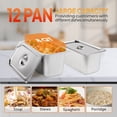 thumbnail image 5 of ROVSUN 96 QT Stainless Steel Chafing Dishes with Items Included, 5 of 8