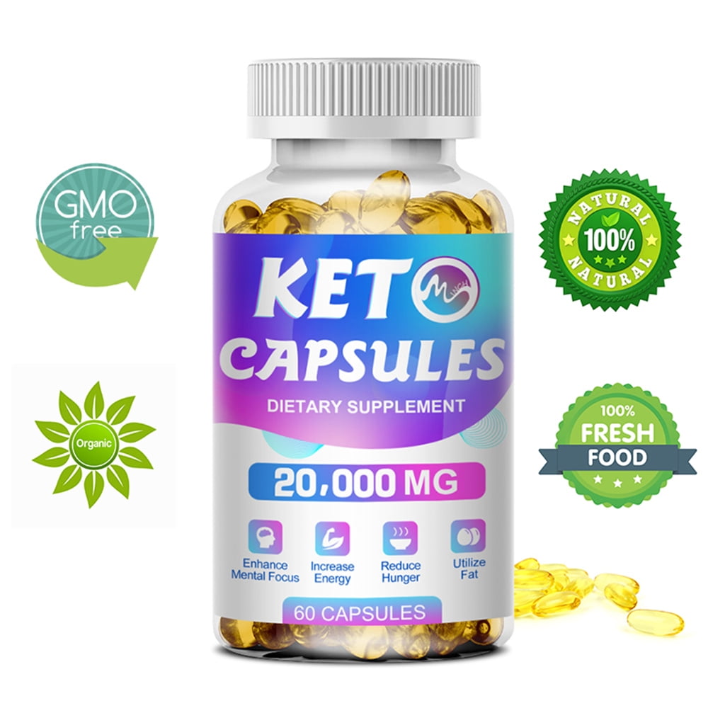 Minch Keto Pills Weight Loss Appetite Suppress Supplement 20000mg 60