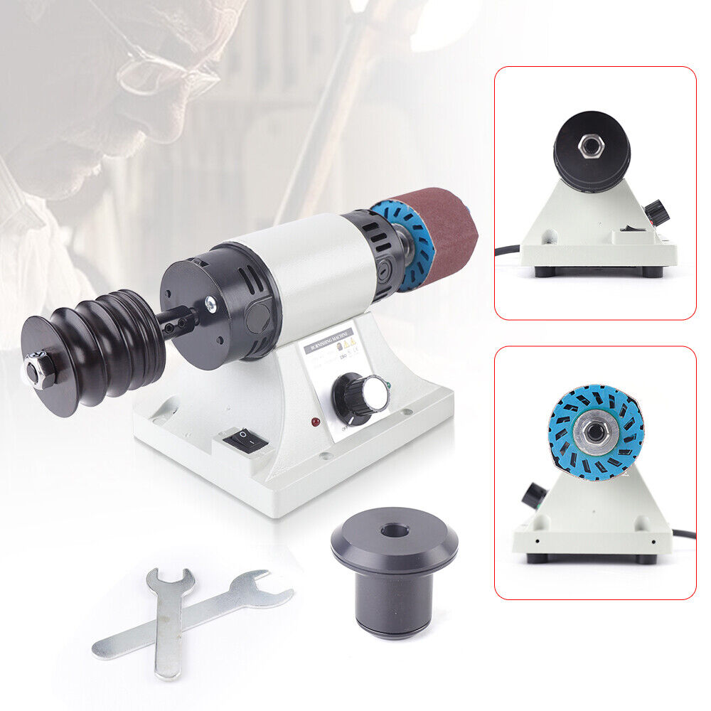 TFCFL 110V Leather Edge Grinding Machine Leather Polishing Burnishing