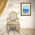 thumbnail image 3 of Meneely, Dan 23x32 Gold Ornate Wood Framed with Double Matting Museum Art Print Titled - Boats and Waves I, 3 of 4