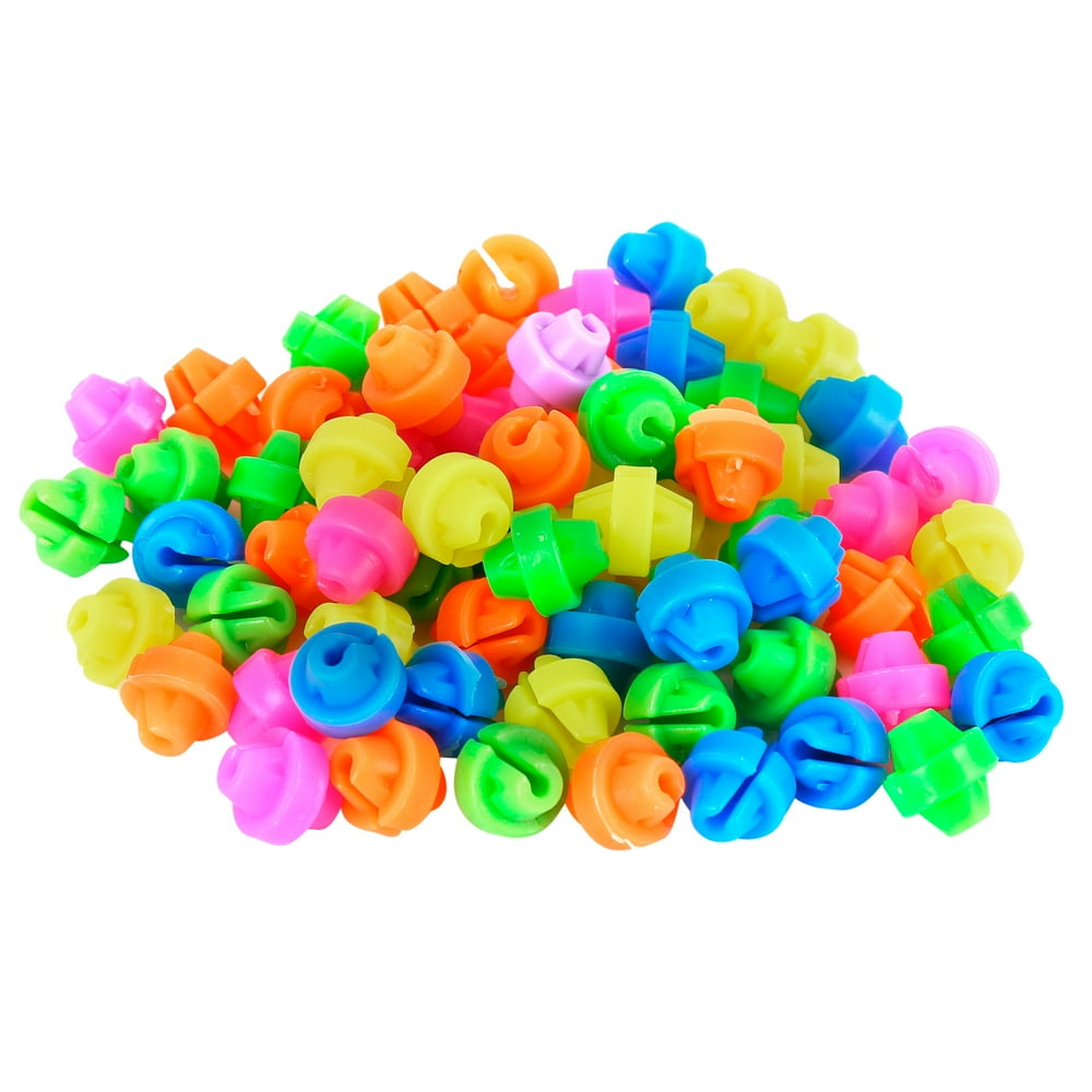 70pcs Bike Bicycle Wheel Spoke Bead Decoration Plastic Wheel Bead Clip