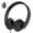 N-018-Black/Black-02, variant on On Ear Headphones with Mic, Jelly Comb Foldable Corded Headphones None with Microphone