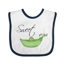 Inktastic Sweet Pea Girls Baby Bib