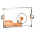 thumbnail image 4 of Vaveren Large Hamster Cage Deluxe Acrylic Hamster Enclosure for Hedgehog Guinea Pigs orange, 4 of 8