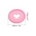 thumbnail image 2 of Uxcell 35mm Plastic Book Binding Discs Discbound Expansion Discs Heart Binder Rings, Pink 22 Pack, 2 of 6