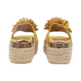 thumbnail image 3 of Sandalia Plataforma Yute Para Mujer Amarillo Ocre Con Flor Platonia  MIRANDA-01-OCRE, 3 of 5