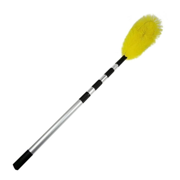Bothyi Cleaning Brush with Telescopic Pole Efficient for Debris Versatile Sturdy Adjustable Length Roofing Cleaner Tool