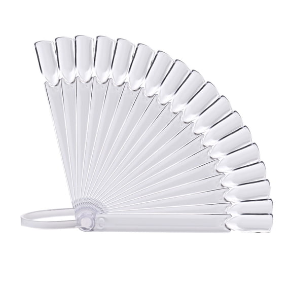 Nails Design Tips Tool Art Fan Polish False Board Sticks Nail Display Practice 32Pcs